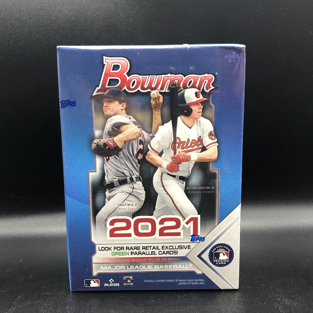 2021 Bowman Topps MLB Baseball Blaster Box Brand New Factory Sealed 72 card box.